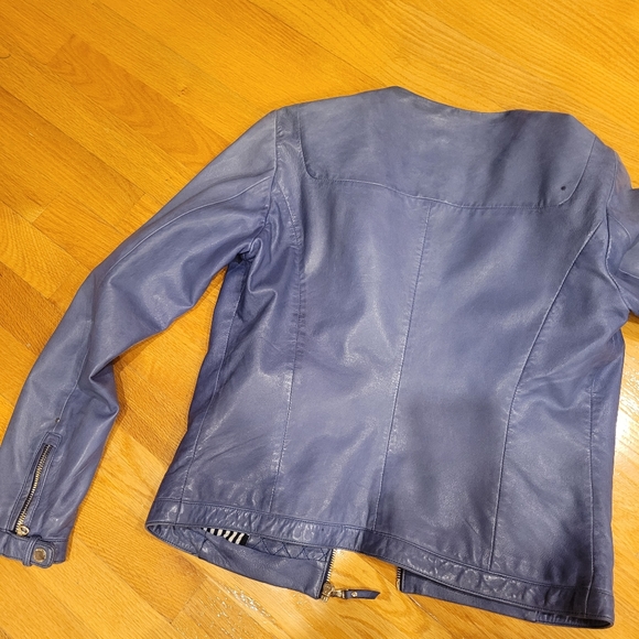 Massimo Dutti leather jacket (lamb leather) - Picture 3 of 8